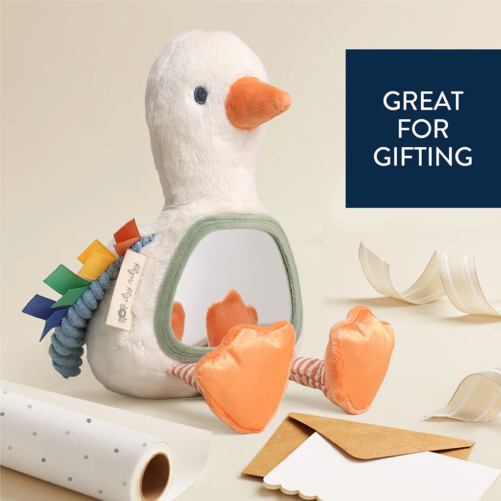 Itzy Ritzy Goose Itzy Bitzy Mirror™ Sensory Tummy Time Mirror