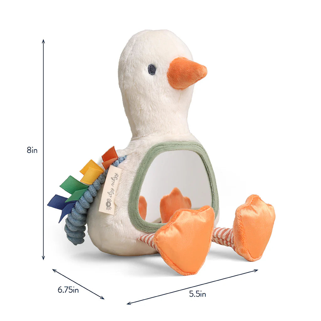 Itzy Ritzy Goose Itzy Bitzy Mirror™ Sensory Tummy Time Mirror