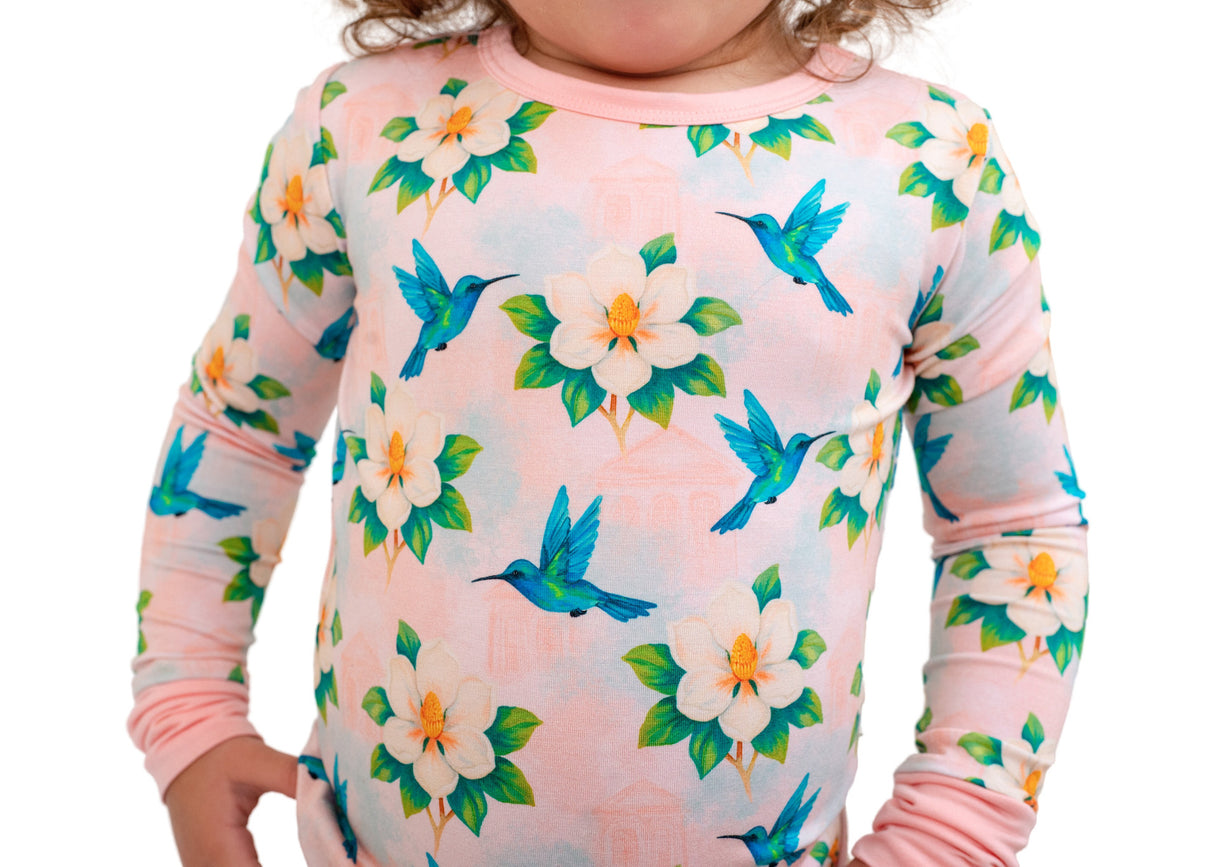 Garden District Bamboo Long Sleeve Two-Piece Pajamas