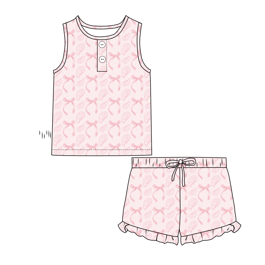 NTRL Seaside Ruffle Tank & Shorts Lounge Set | Southern Charm