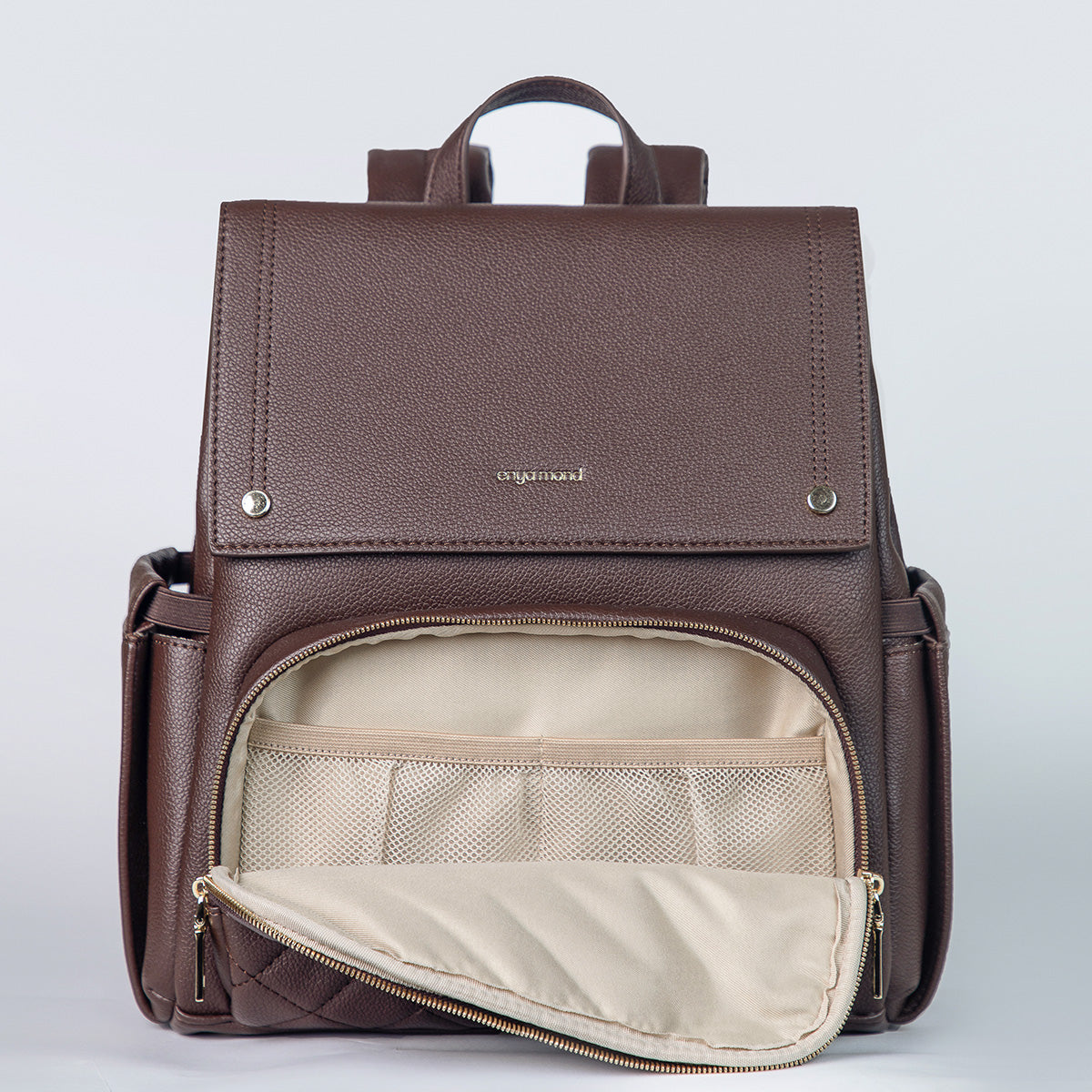 Enya Mond Lunette Vegan Leather Parenting Bag