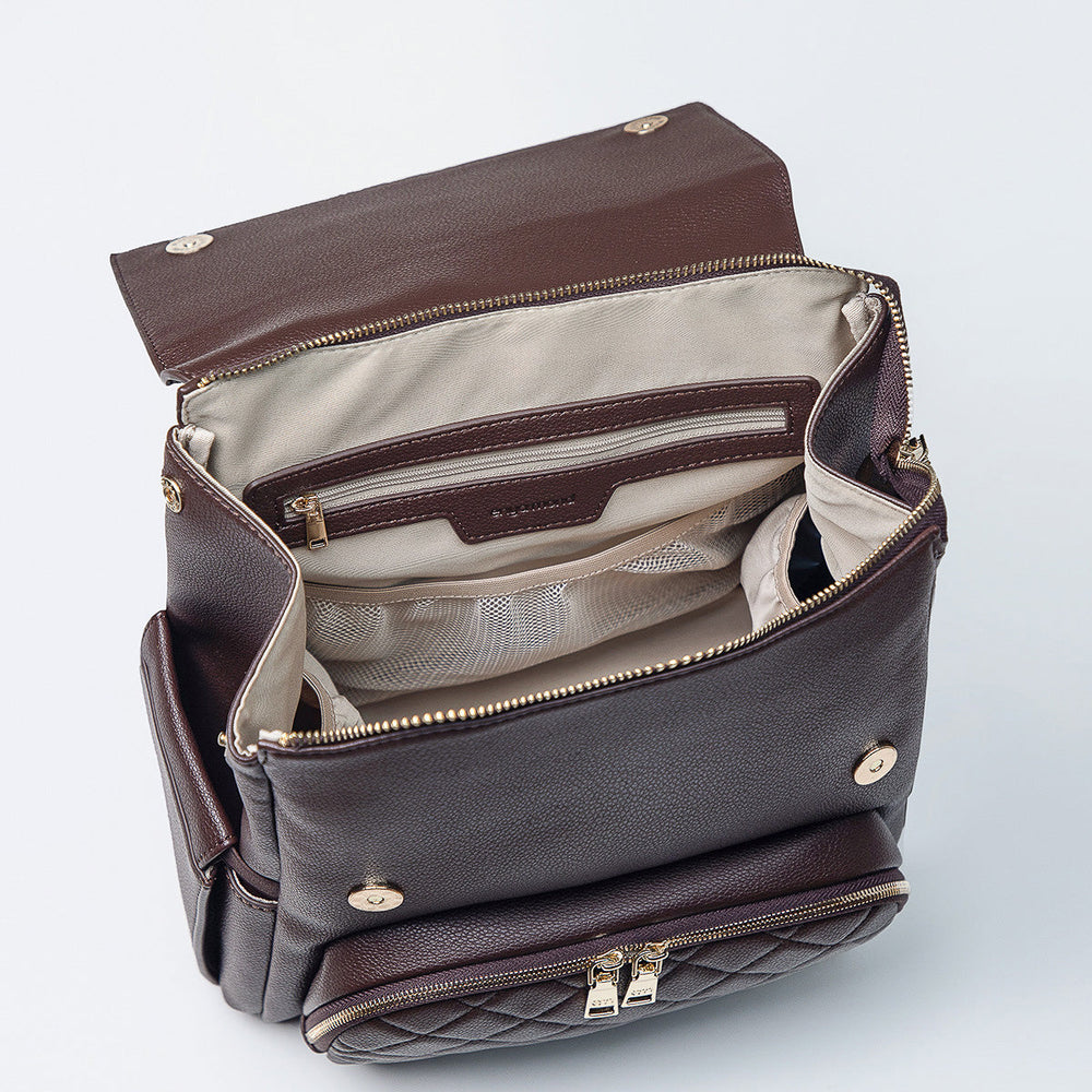 Enya Mond Lunette Vegan Leather Parenting Bag