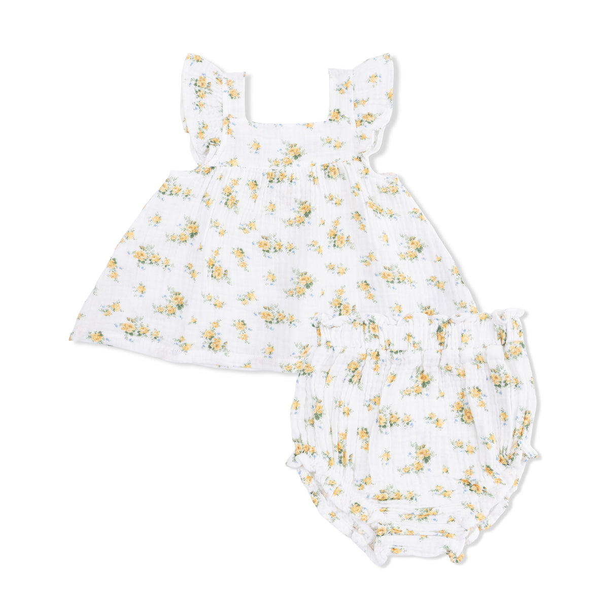 Angel Dear Sunshine Roses Pinafore & High Waisted Bloomer