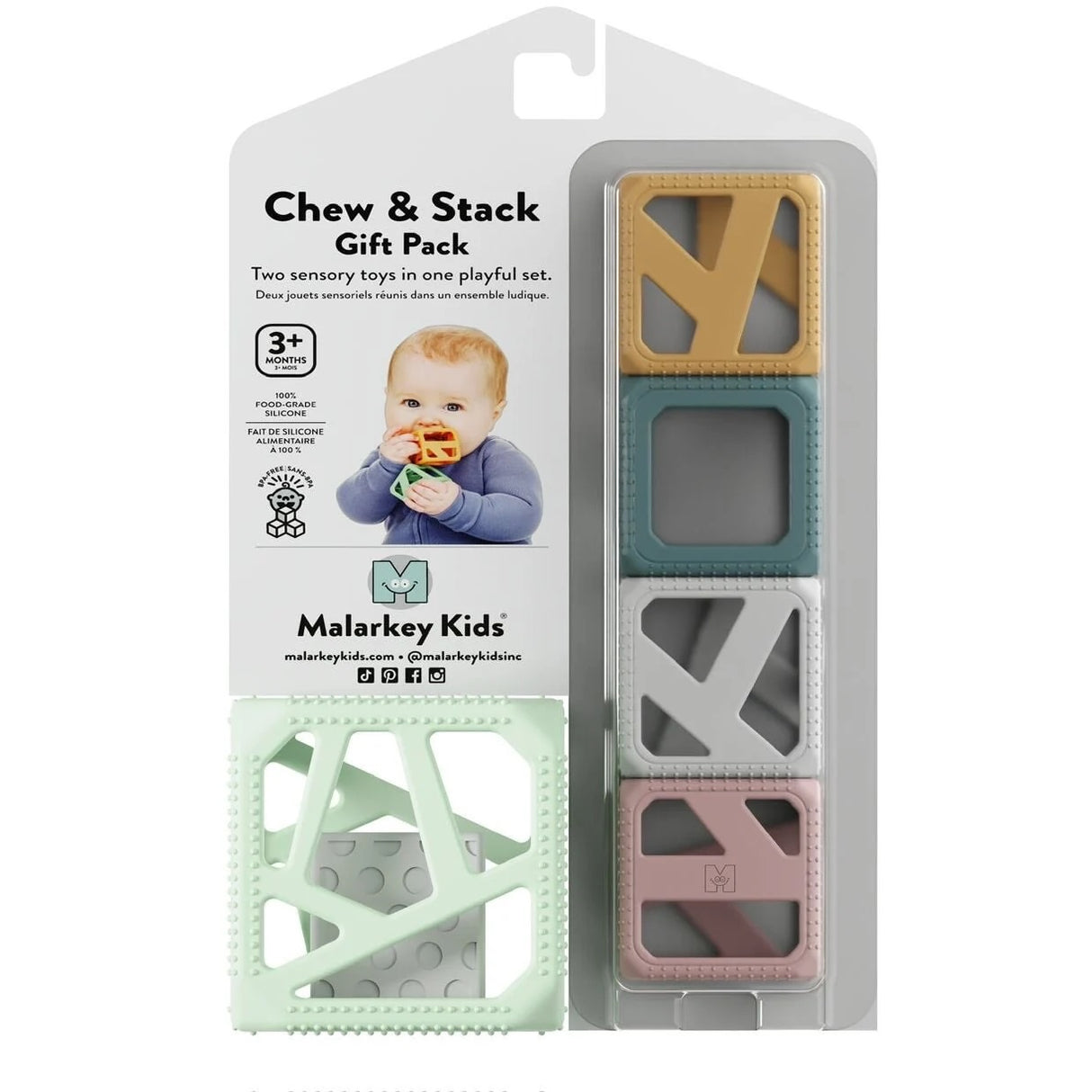 Malarkey Kids Chew and Stack Silicone Gift Pack