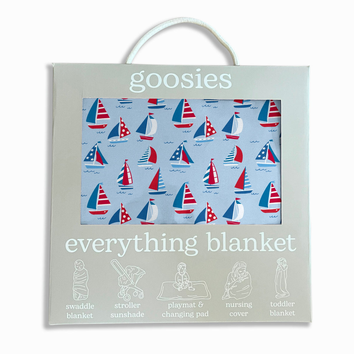 Goosies Sail Away Bamboo Everything Blanket