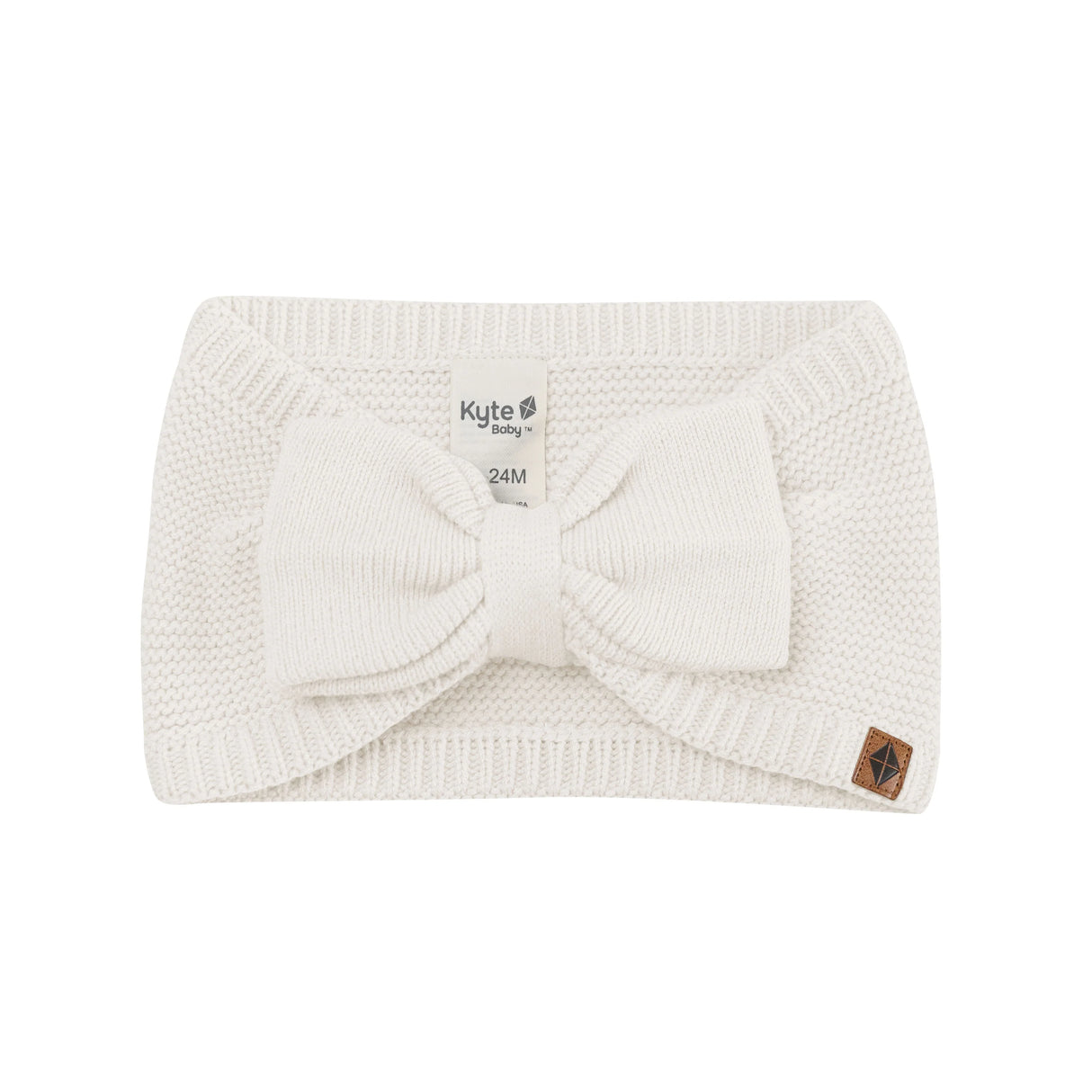 Kyte Chunky Knit Bow Headbands | Oat