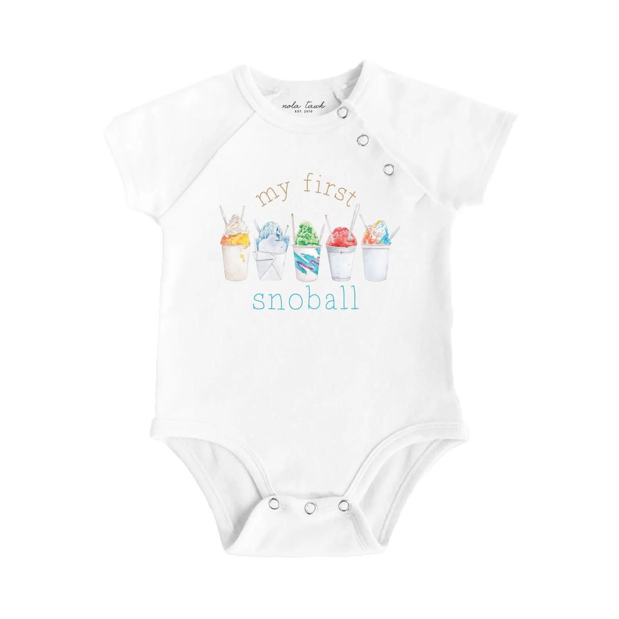 My First Snoball Organic Cotton Onesie