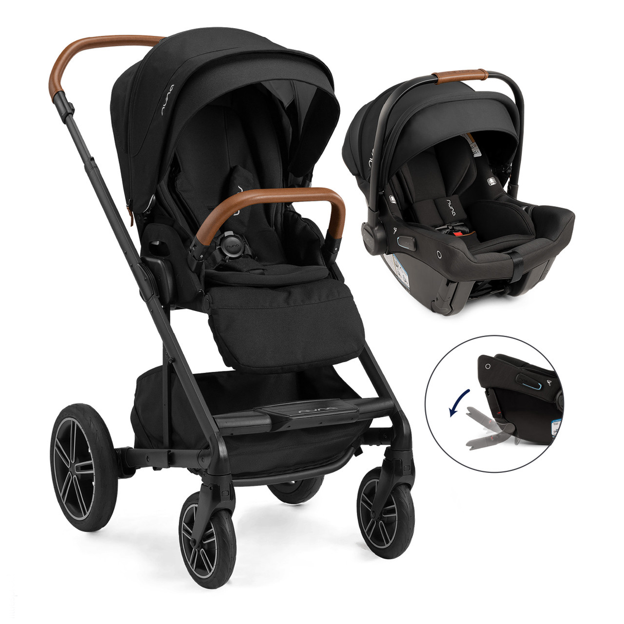 Nuna Pipa urbn infant car seat + MIXX™ next Stroller Travel System