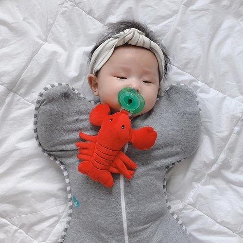 Charlie Crawfish | Plush Paci Buddy Pacifier Holder