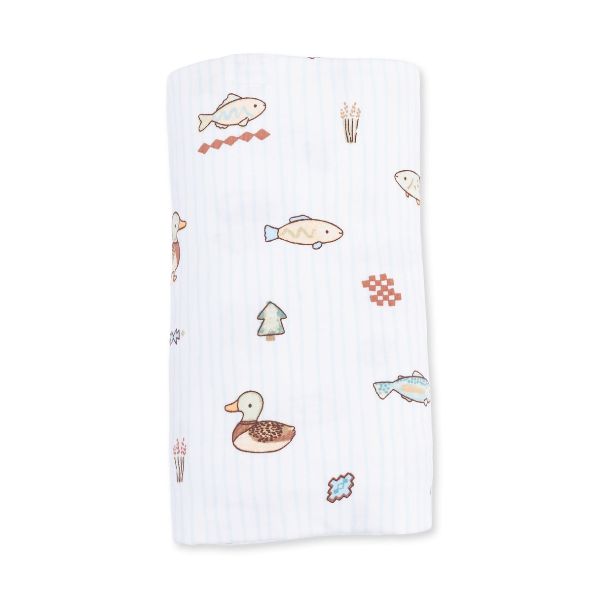 Angel Dear Lake Cuties Bamboo Swaddle Blanket