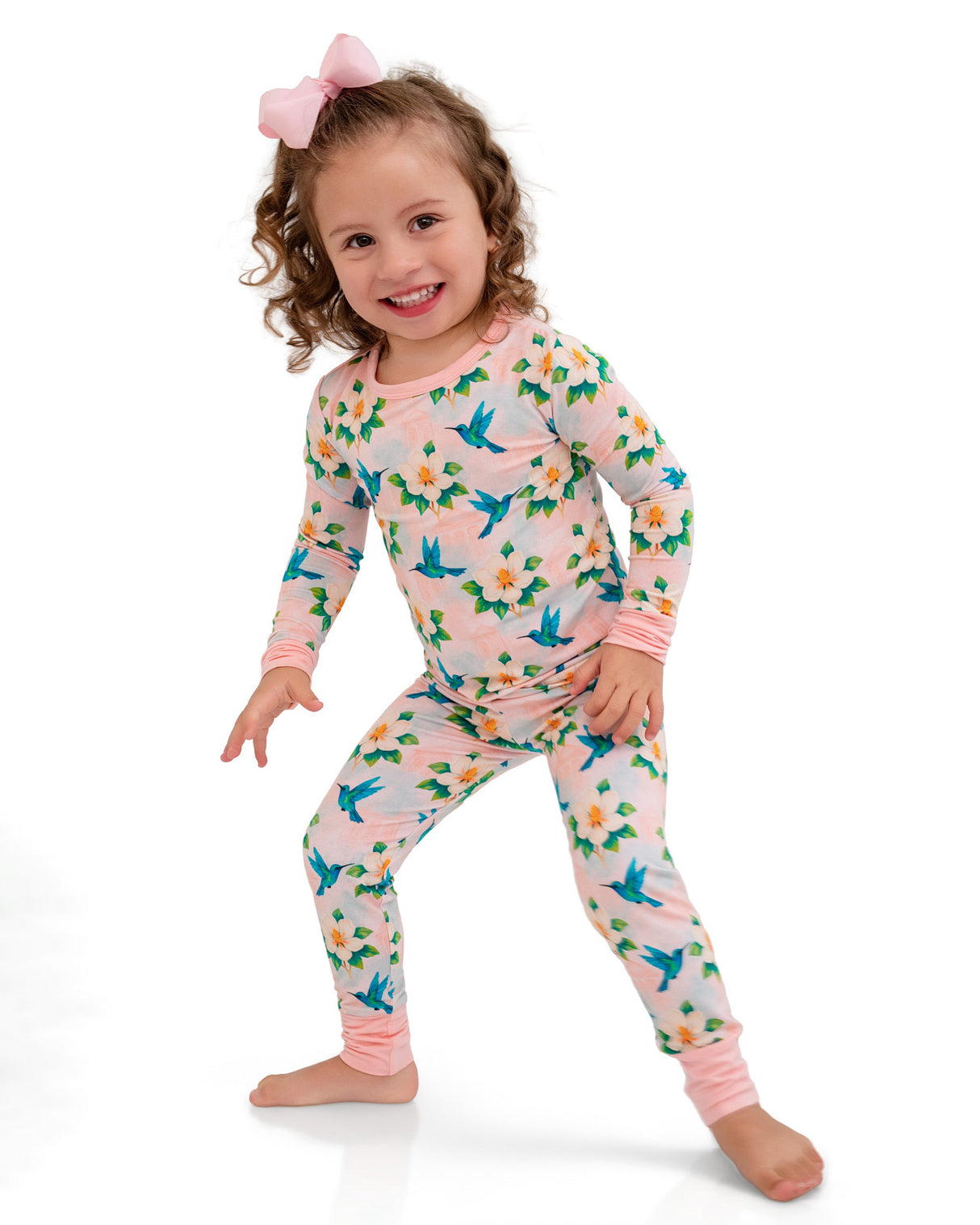 Garden District Bamboo Long Sleeve Two-Piece Pajamas