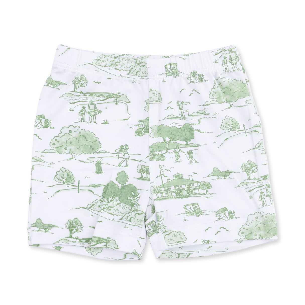 Angel Dear Golf Toile Green Bamboo Loungewear Set