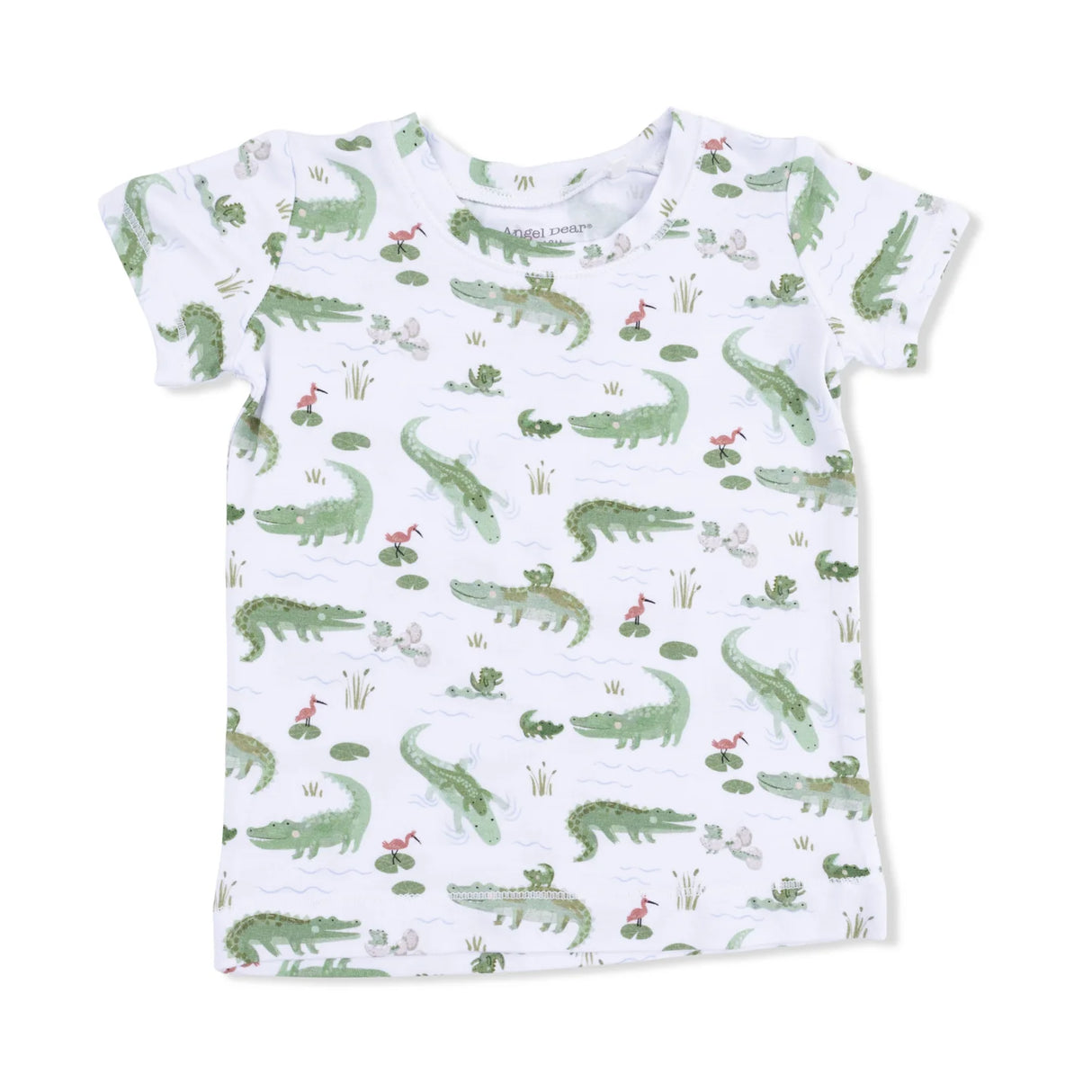 Angel Dear Crayon Alligators Loungewear Short Set