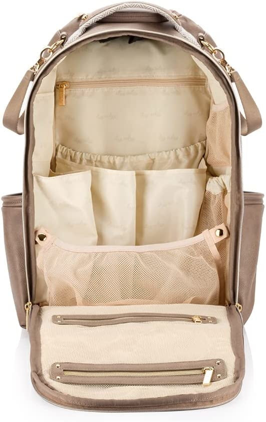 Itzy Ritzy Boss Plus Backpack Diaper Bag | Vanilla Latte (in store exclusive)