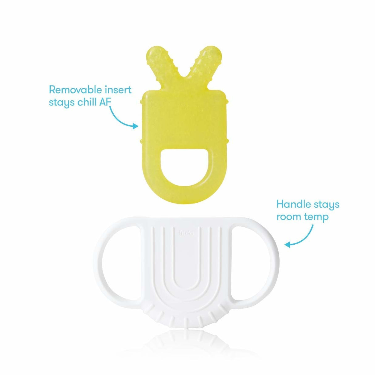 Not-Too-Cold-to-Hold BPA-Free Silicone Teether by Frida Baby