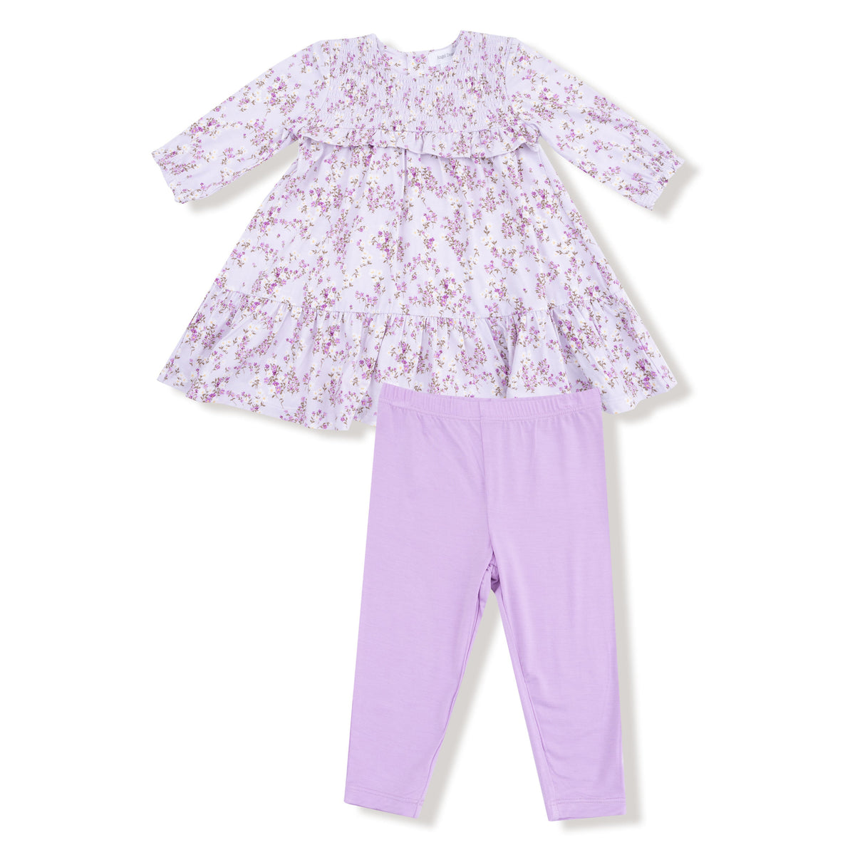 Angel Dear Sweet Dreams Floral Smocked Dress & Leggings