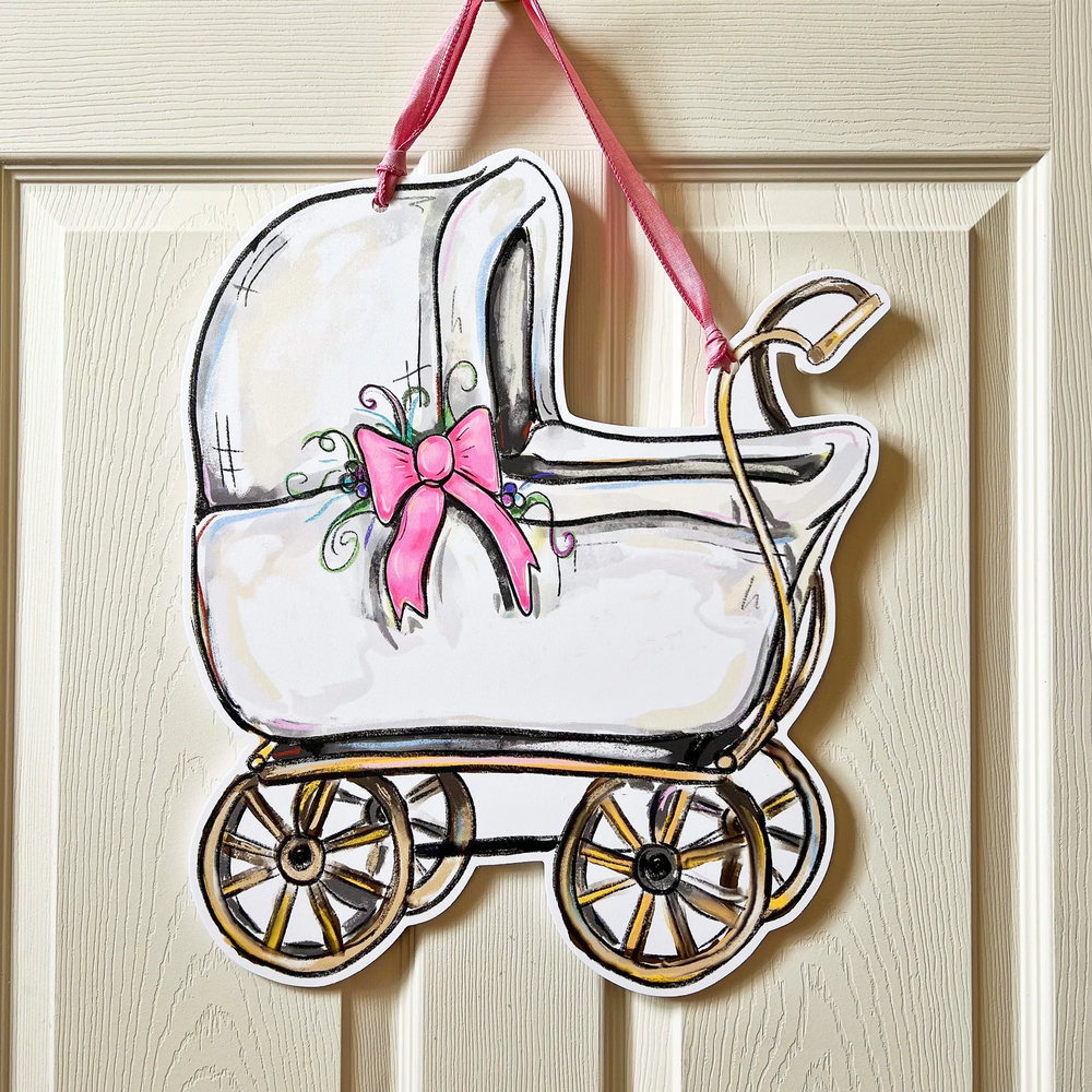 Baby Carriage Door Hanger (In Store Exclusive)