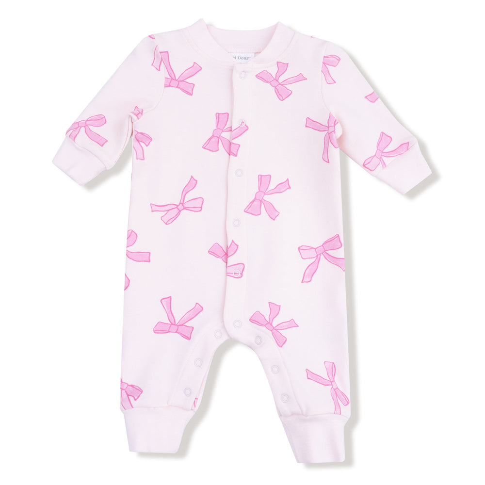 Angel Dear French Terry Pretty Bows Collar Romper