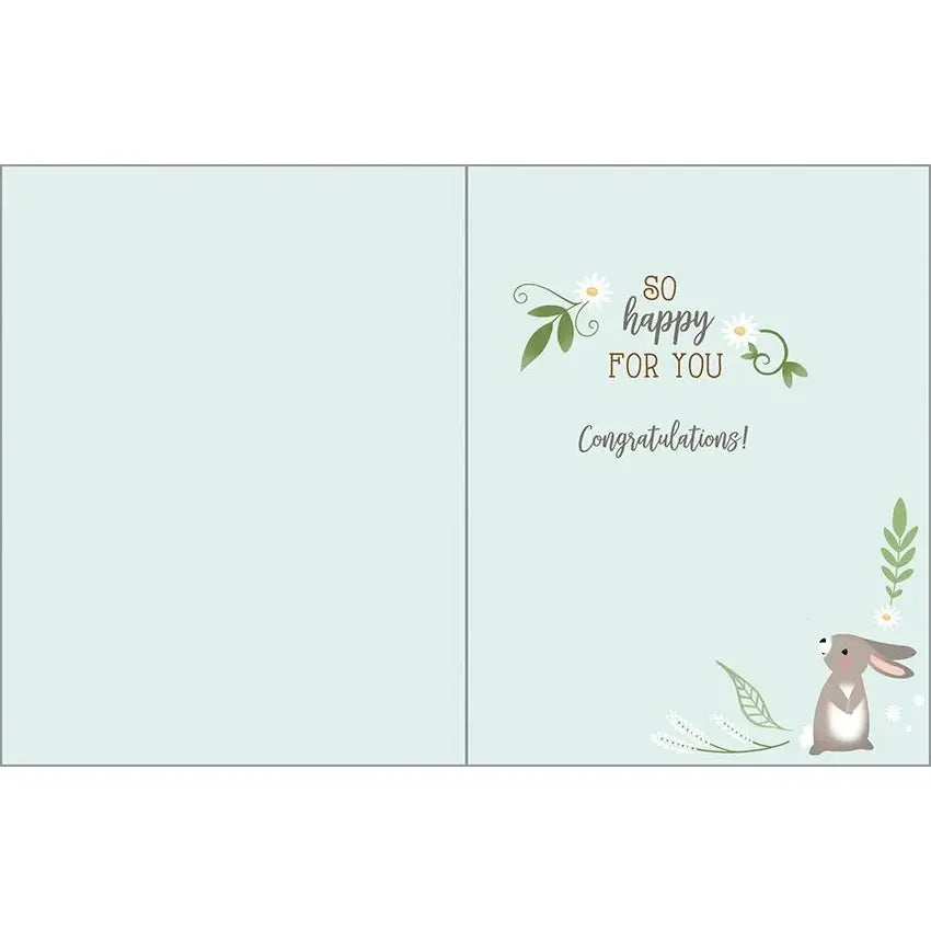 Gina B Designs Baby Greeting Card | Little Bunnies