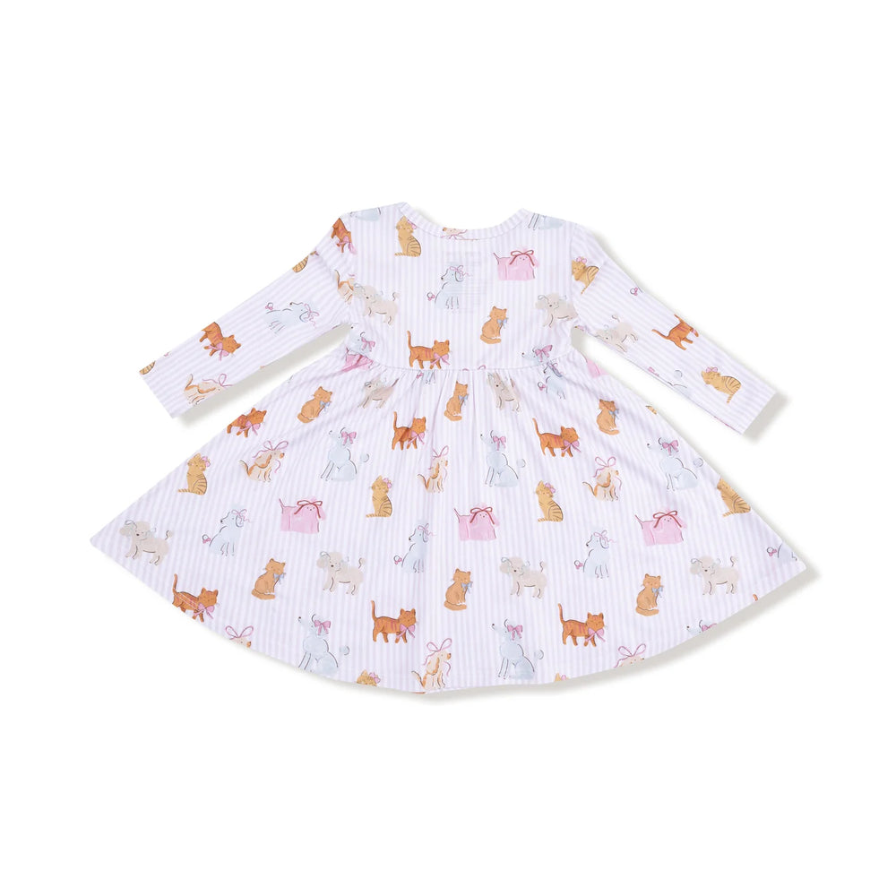 Angel Dear Fancy Pets Twirly Long Sleeve Dress