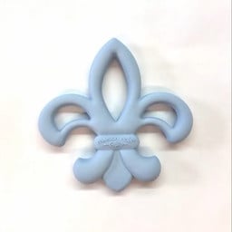 Blue Sky Storyland Toile Baby Gift Bundle | Silicone Bucket Bib and Teether