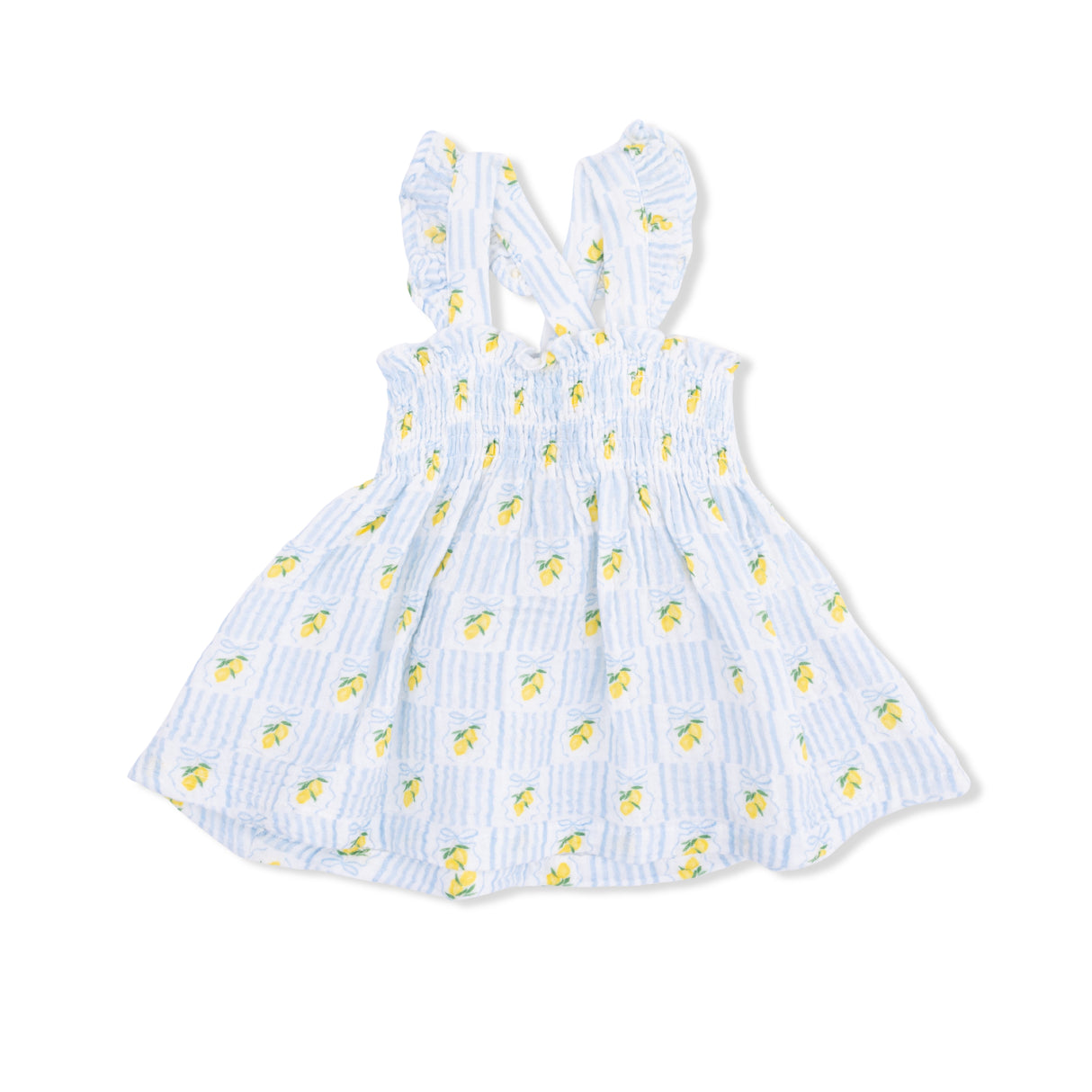 Angel Dear Lovely Lemons Smocked Top with Bloomer