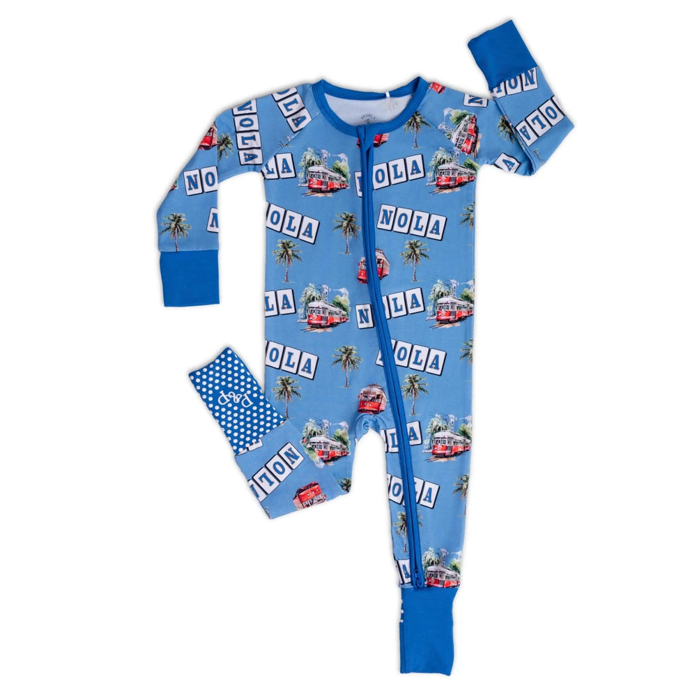 Canal Street Bamboo Zip-Up Pajamas