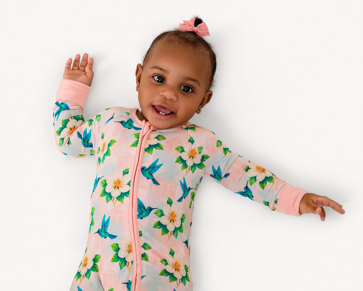Garden District Bamboo Zip Up Pajamas