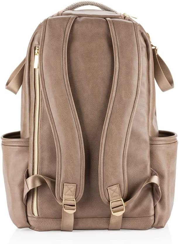 Itzy Ritzy Boss Plus Backpack Diaper Bag | Vanilla Latte (in store exclusive)