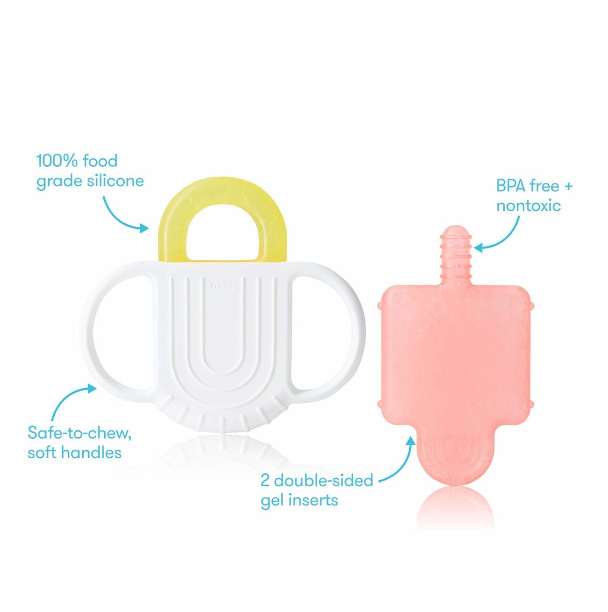 Not-Too-Cold-to-Hold BPA-Free Silicone Teether by Frida Baby