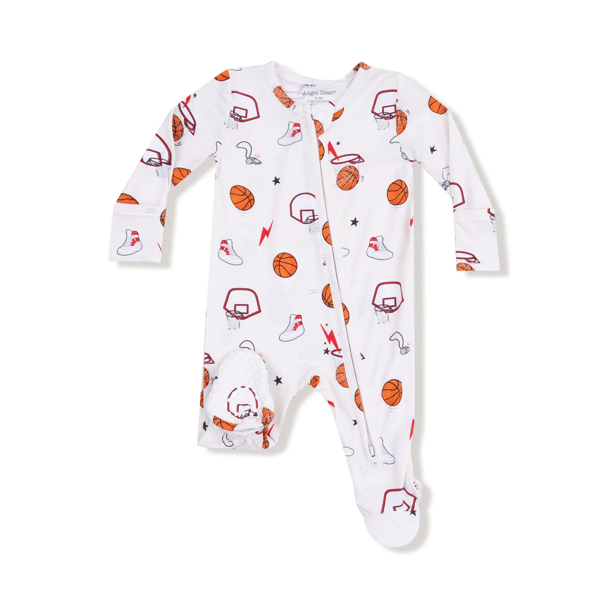 Angel Dear Basketball Uni 2-Way Zipper Footie