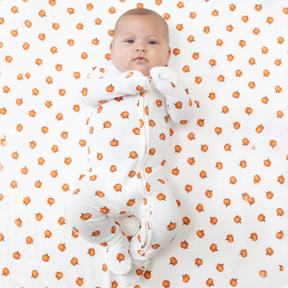 Angel Dear Little Pumpkins 2-Way Zipper Footie