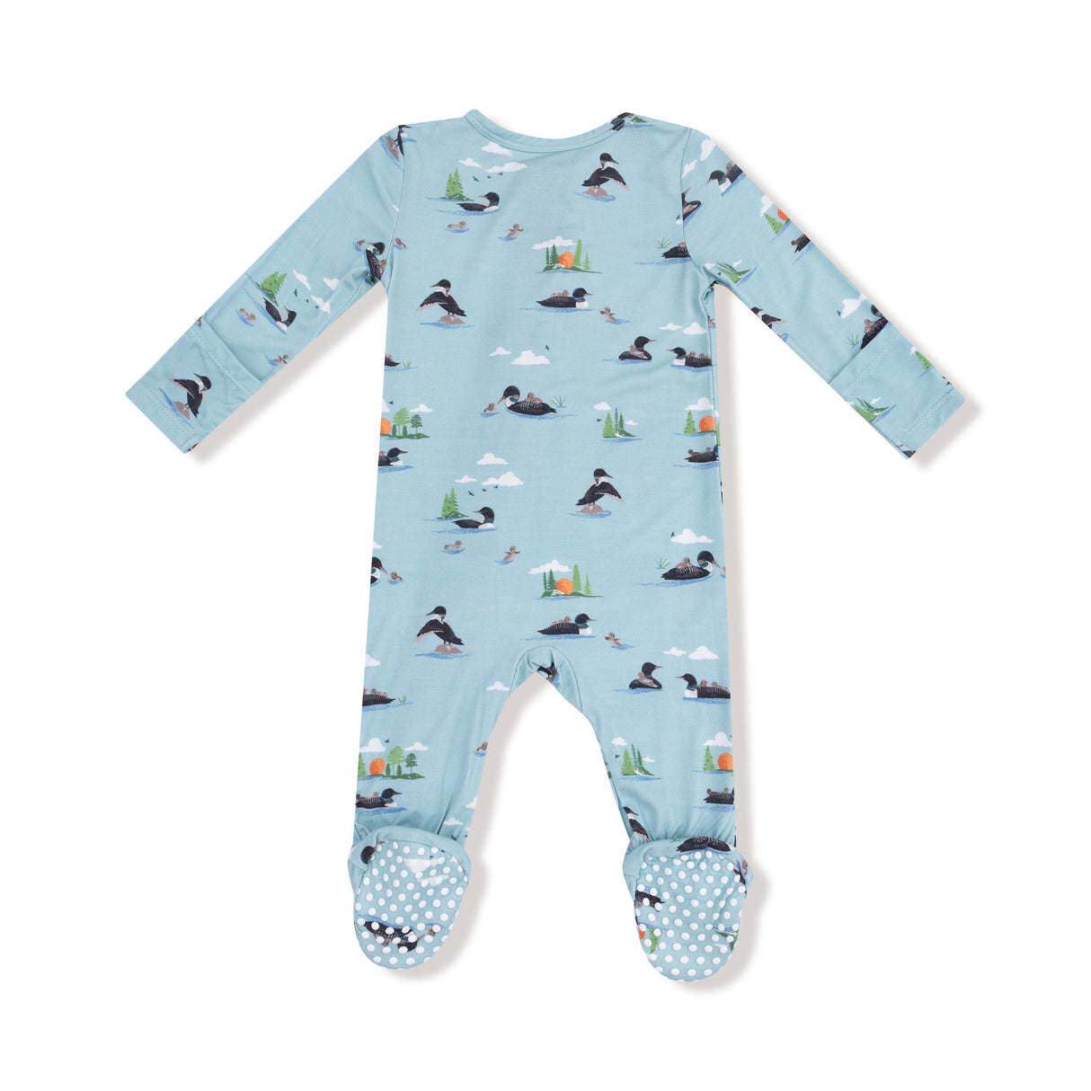 Angel Dear Loons Bamboo 2 Way Zipper Footie