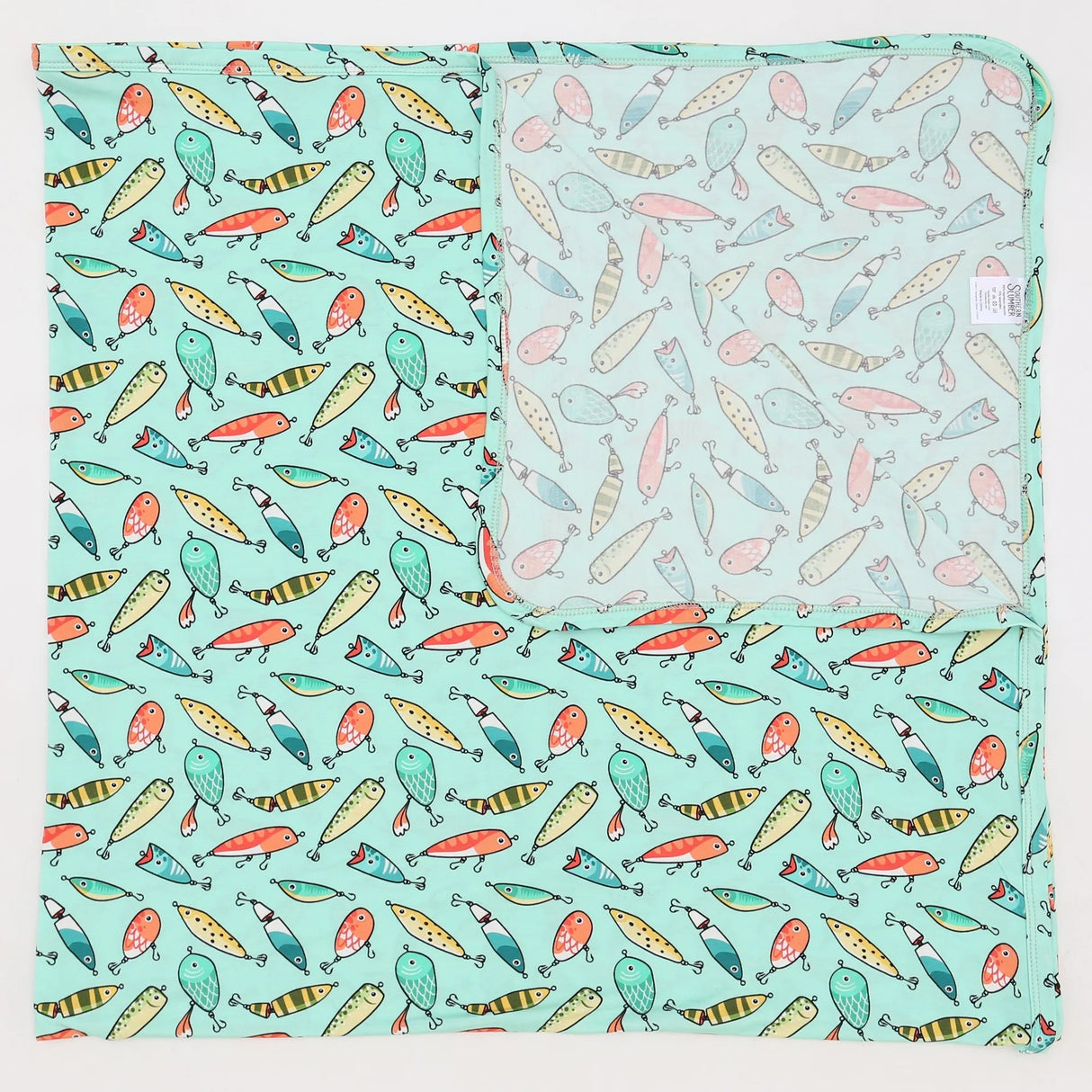 Southern Slumber Fishing Baits Bamboo Swaddle Blanket