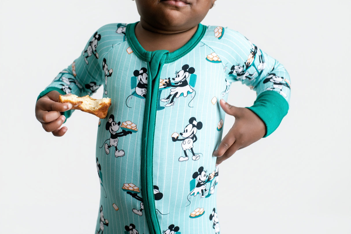 Pearls & Pelicans Powdered Sugar Pals Bamboo Zip-Up Pajamas