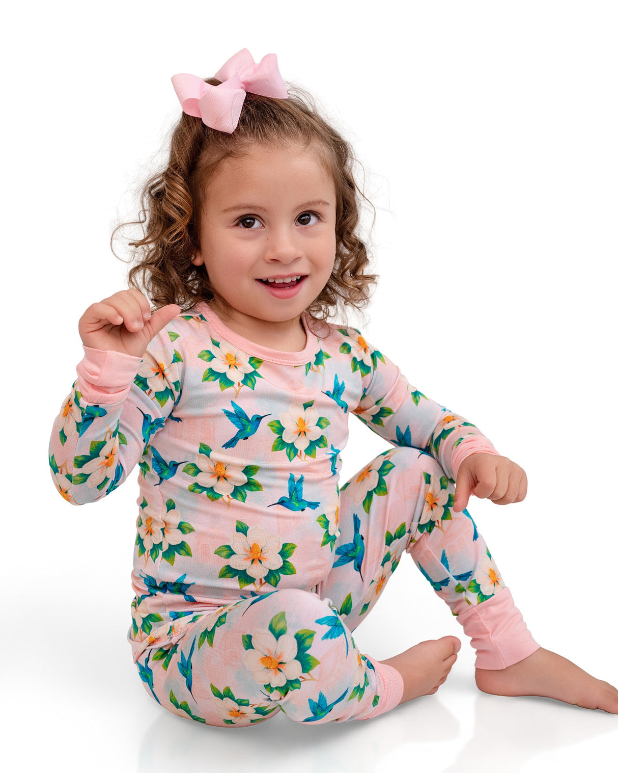 Garden District Bamboo Long Sleeve Two-Piece Pajamas