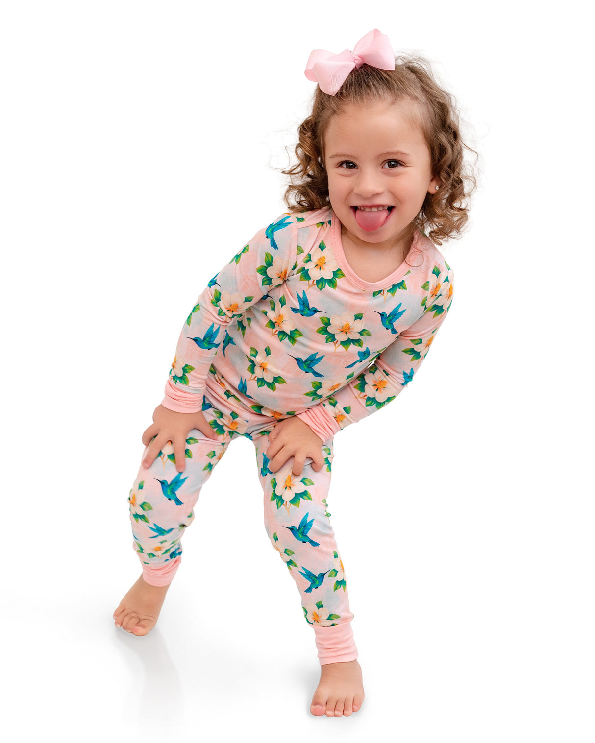 Garden District Bamboo Long Sleeve Two-Piece Pajamas