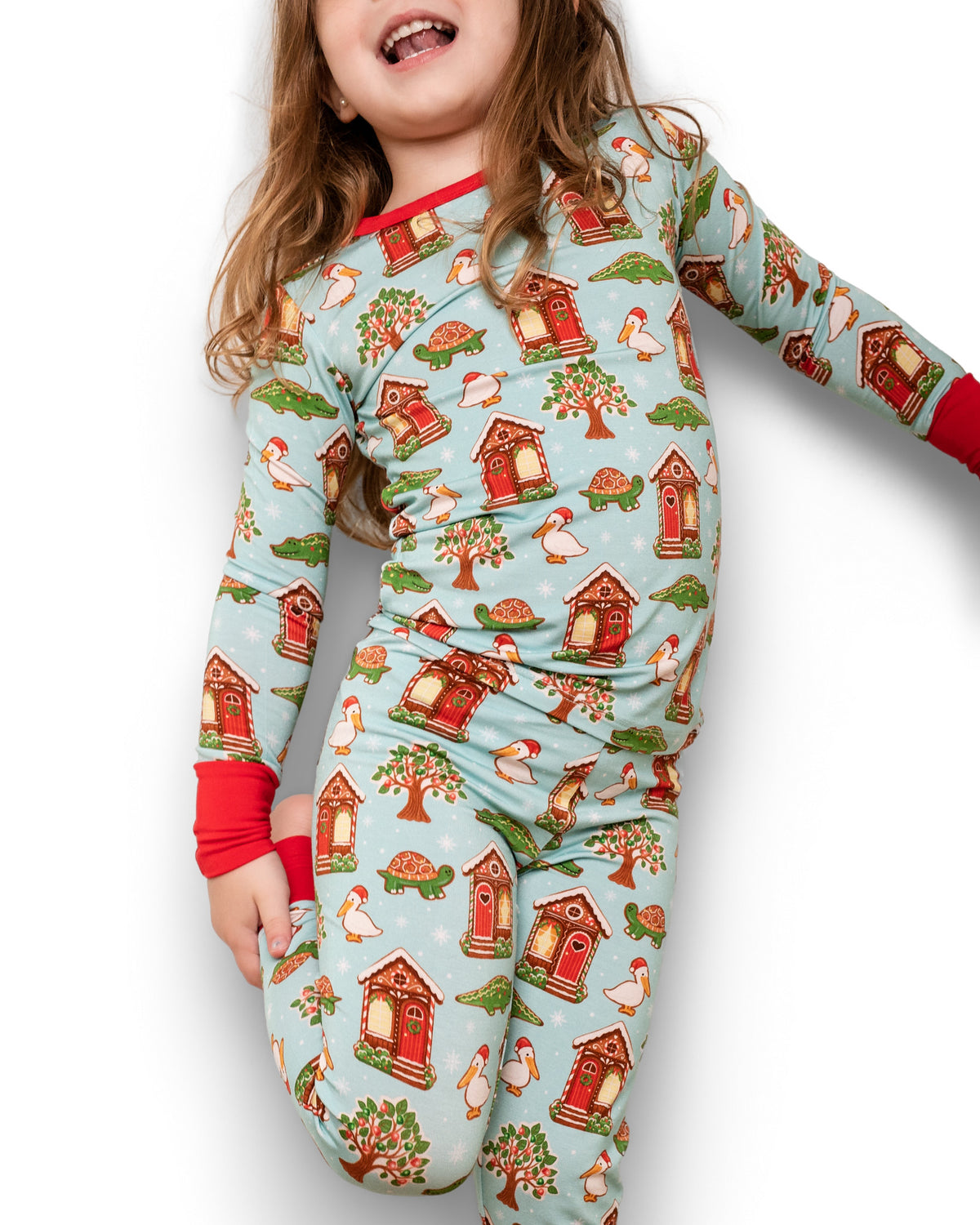 Holly Jolly Bayou Bamboo Two-Piece Pajamas