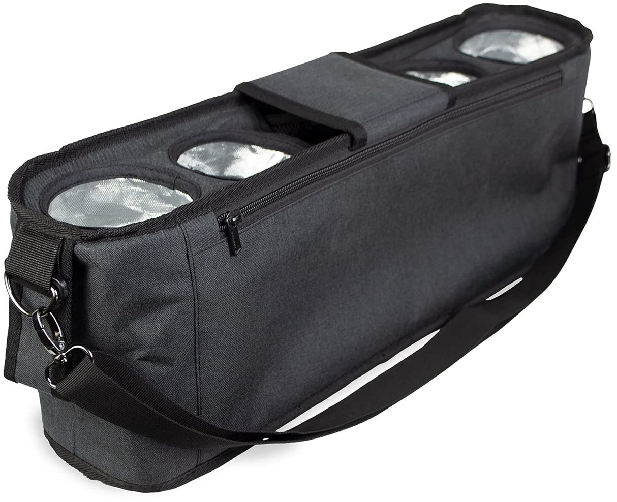 WonderFold 4-Cup Insulated Parent Console | Black