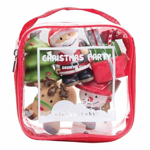 Christmas Party Squirtie Baby Bath Toys