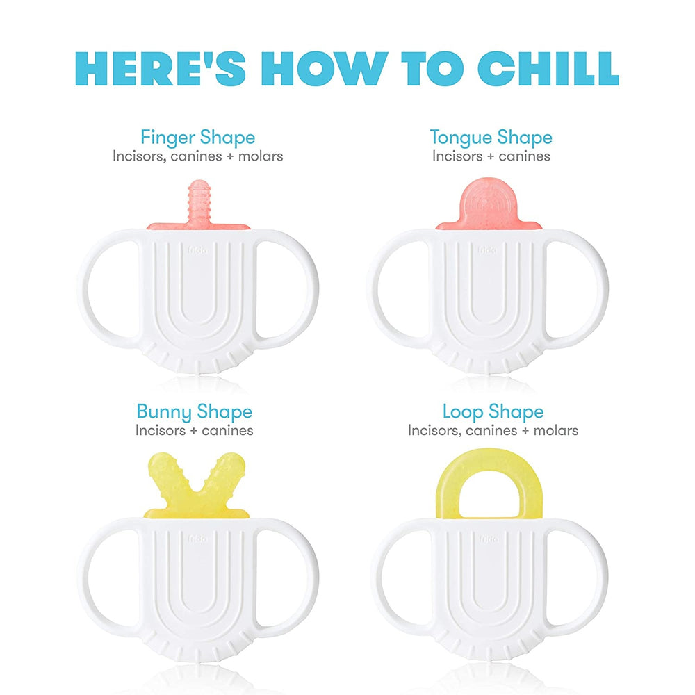 Not-Too-Cold-to-Hold BPA-Free Silicone Teether by Frida Baby