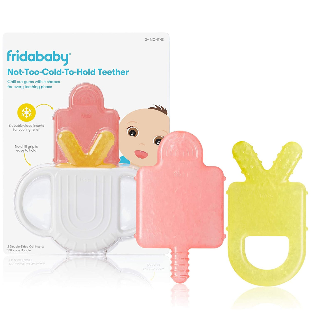 Not-Too-Cold-to-Hold BPA-Free Silicone Teether by Frida Baby