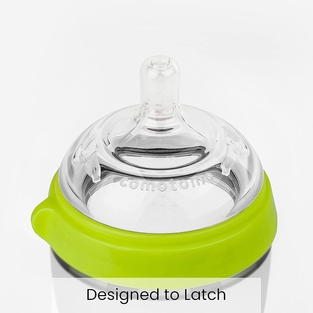 Comotomo Baby Bottle (2-Pack) Green 5oz