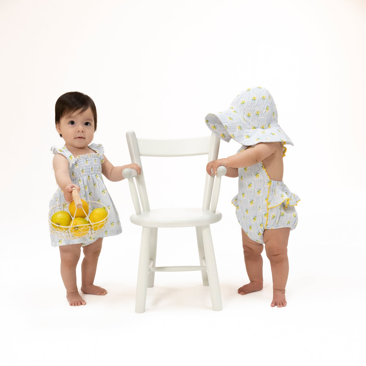 Angel Dear Lovely Lemons Ric Rac Ruffle Sunsuit