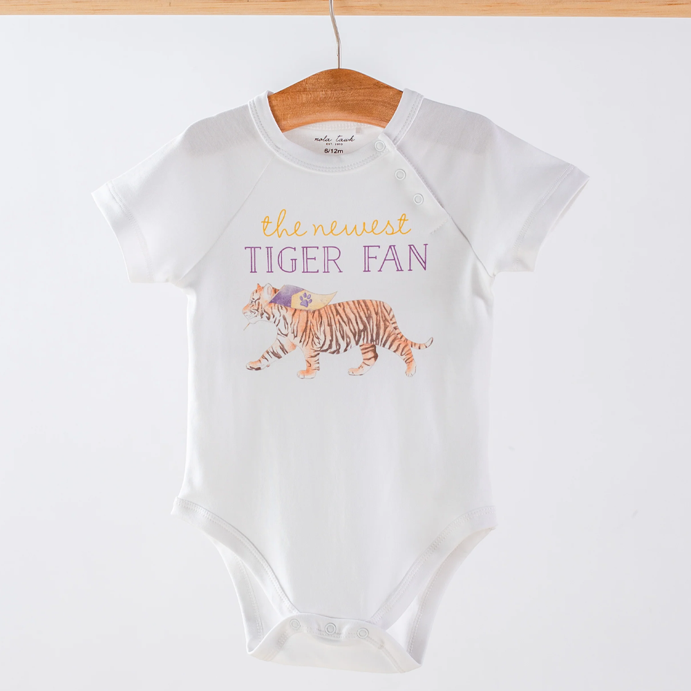 The Newest Tiger Fan Organic Cotton Onesie