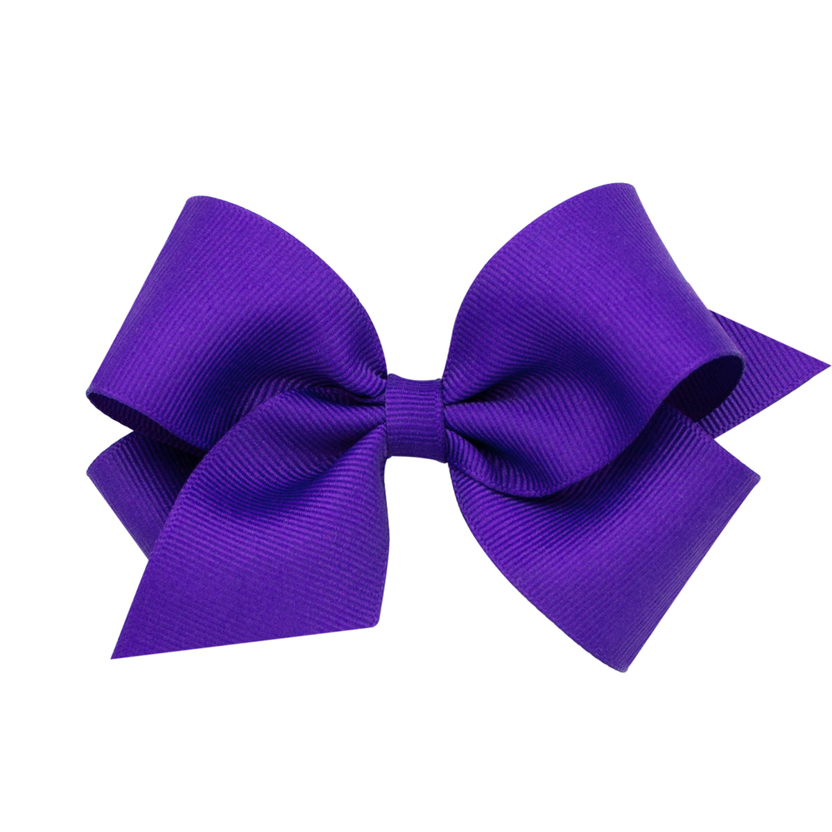 Wee Ones Grape Small Solid Grosgrain Basic Hair Bow