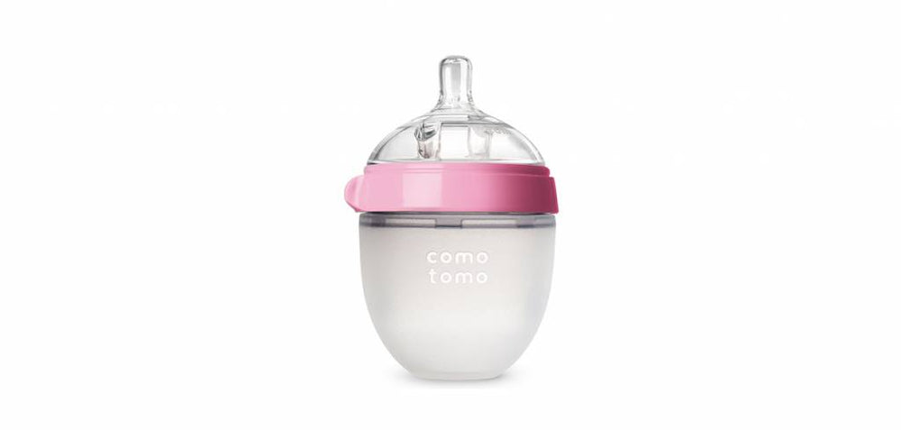 Comotomo Baby Bottle (2-Pack) Pink
