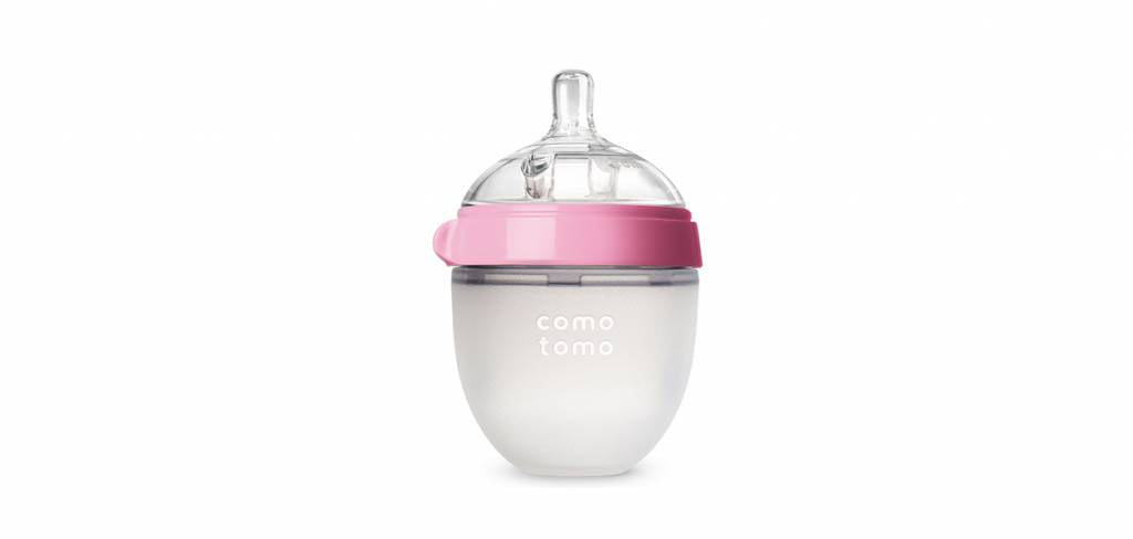 Comotomo Baby Bottle (2-Pack) Pink