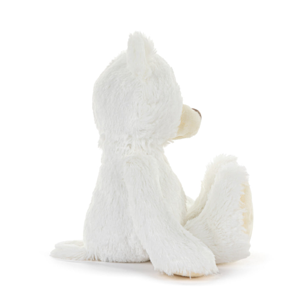 Demdaco Celebrate Me | God Bless Baby White Plush Teddy Bear