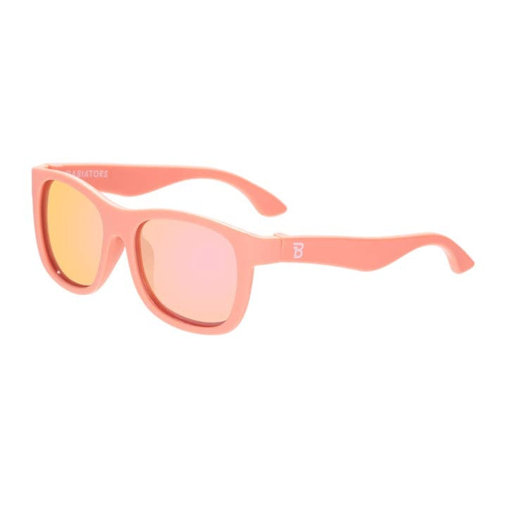 Perfect Papaya Polarized Kids Sunglasses w/ Mirrored Lens
